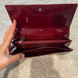 Cartier Happy Birthday Wallet Dark red